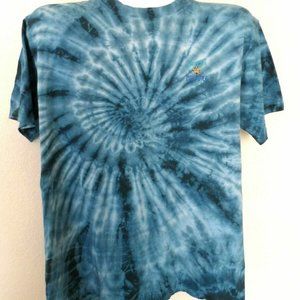 Sostanza Tie Dye Blue "Earth Culture" T-Shirt, Size: M
